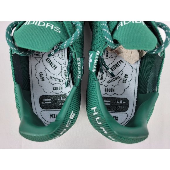 Adidas Pharrell Superstar Primeknit Dark Green Shoes Youth 4Y Womens 5.5 S42928 - Picture 4 of 11